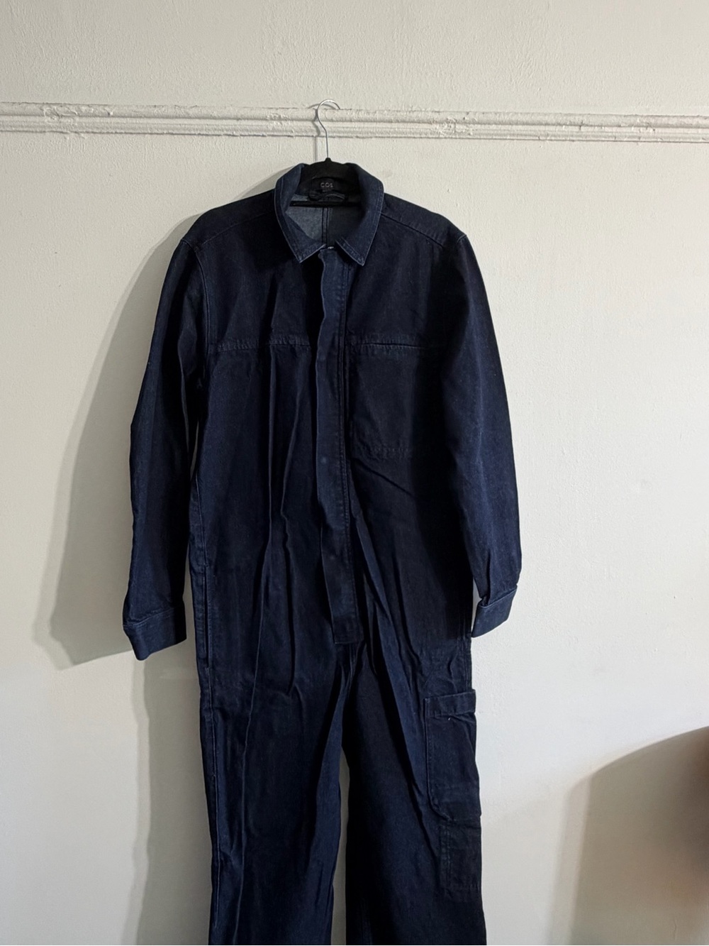 Indigo Denim Utility Jumpsuit